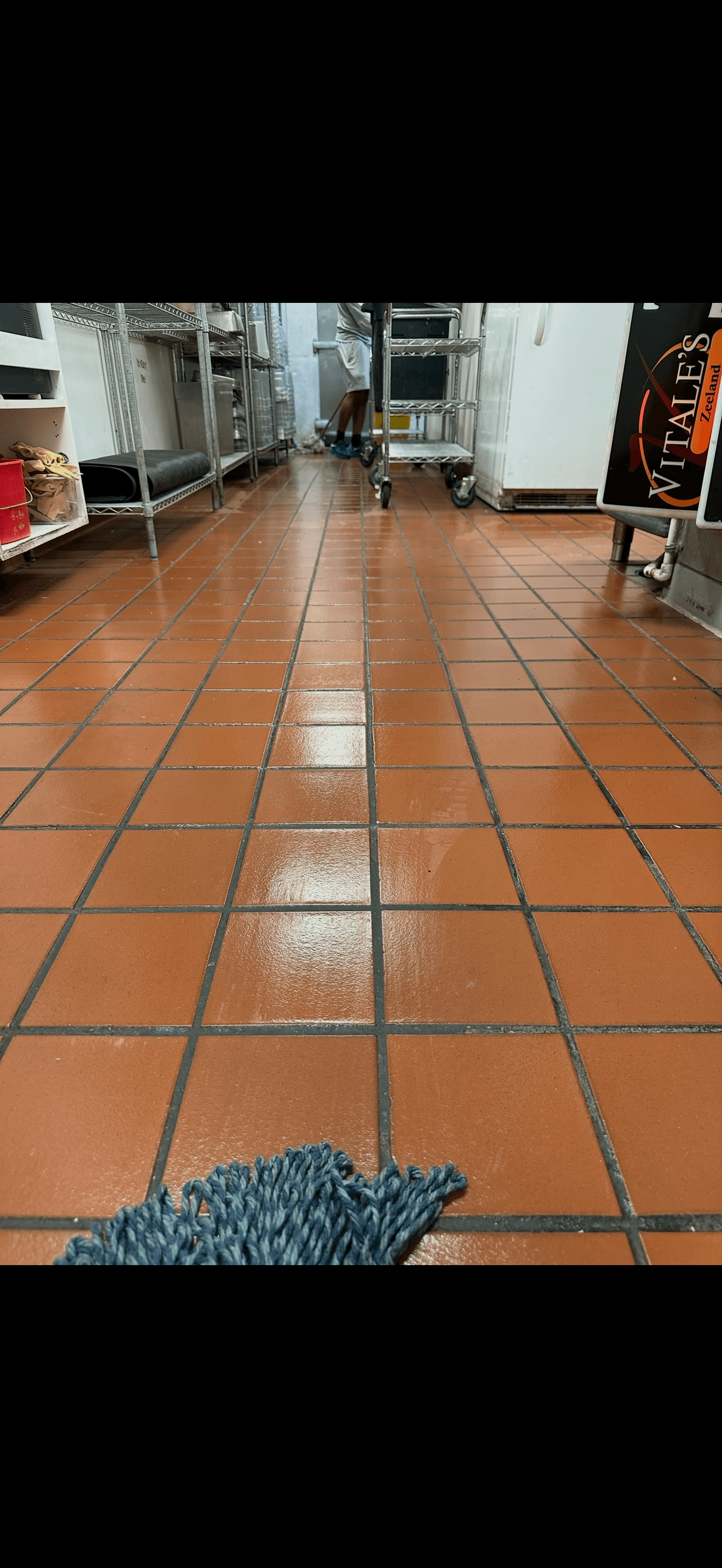 Room after professional cleaning
