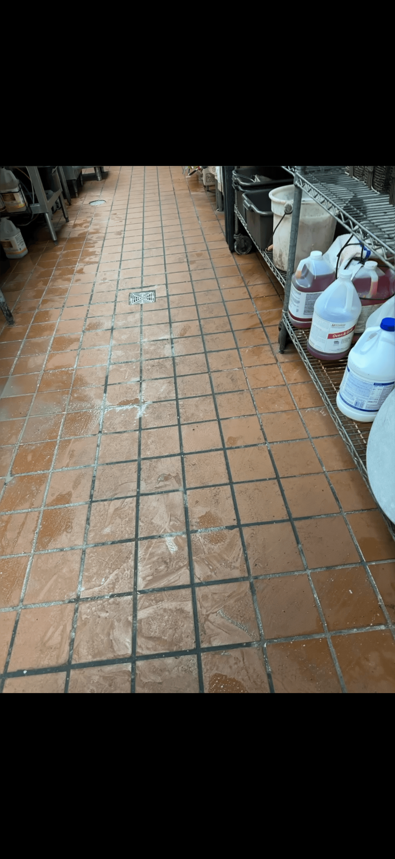 Room before professional cleaning