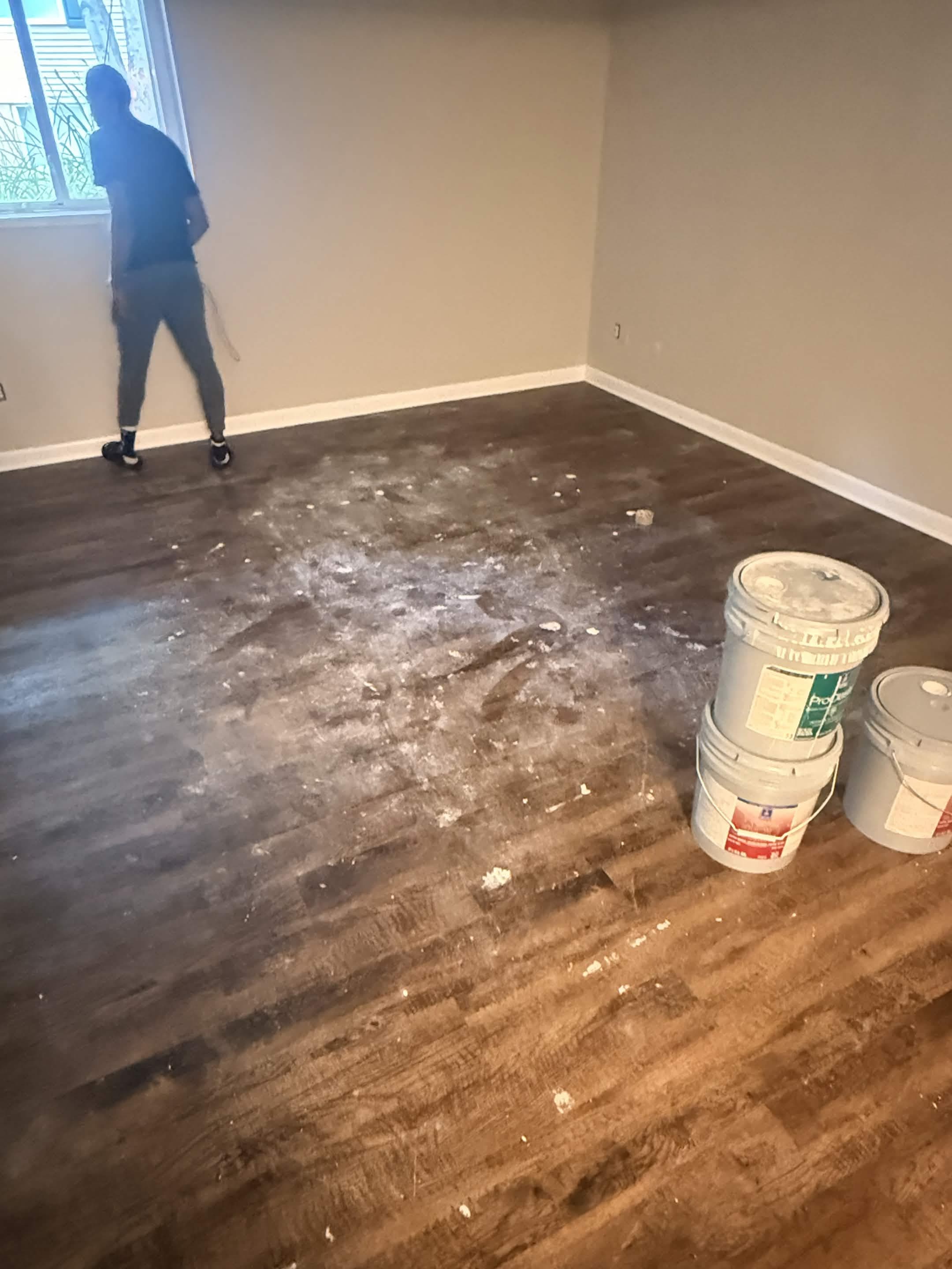 Floor Cleaning before cleaning